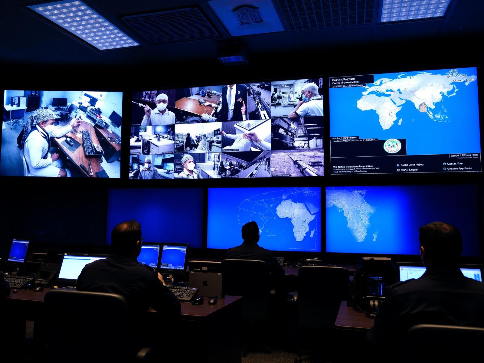 Viking Security 24/7 command and control room in Mombasa